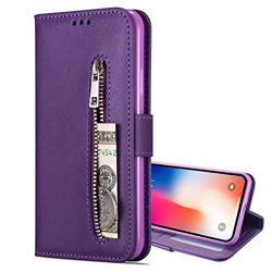 Nadoli Flip Custodia Case per Samsung Galaxy A53 5G,Retro Elegante Cerniera Disegno Pu Pelle Chiusura Magnetica Slot per Schede a Libro Portafoglio Co precio