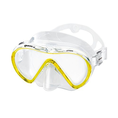 Mares 411239, Maschera Unisex – Adulto, Riflesso Giallo, Taglia Unica