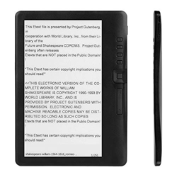 OVBBESS BK7019 Lettore di Libro di Carta Elettronico 7 Pollice TFT Schermo A Colori Lettore Ebook Audio Video Lettore MP3 Ricaricabile 16 GB precio