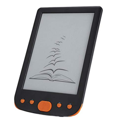 Eulbevoli Lettore di Libri Digitale, Dispositivo ereader BK-6025L ​​Portatile per l'apprendimento(Arancia) precio