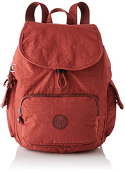 Kipling City Pack S, Zaini Donna, Carmine Dusty, One Size en oferta