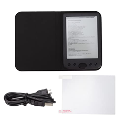 Ereader HD, 6in 800x600 Ink Screen Dispositivi per la Lettura di Ebook Lettore Elettronico ABS Protezione degli Occhi Mutifuction E-Reader con Pellico en oferta