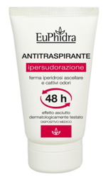 DEODORANTE IN CREMA IN TUBO CON ASTUCCIO EUPHIDRA DEO ANTITRASPIRANTE 40 ML en oferta