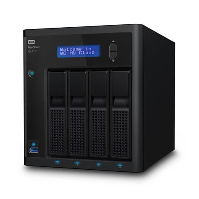 NAS WD My Cloud EX4100 4 Slot Hard Disk Sata III 3.5’’ 8 TB (4 TB x 2) Interfacce 2 x Gigabit Ethernet / 2 x USB 3.0