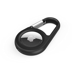 Secure Holder with Carabiner for Airtag - Black características