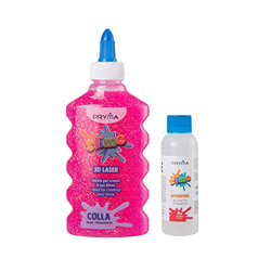 Set per Slime Colla 3D Laser Rosa + Attivatore características