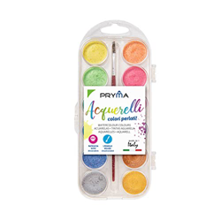 ACQUERELLI COLORI PERLATI | 12 COLORI CON PENNELLO precio