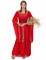 Costume medievale donna di colore rosso