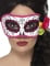 Maschera Veneziana rosa Dia de los Muertos adulto en oferta