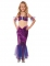 Costume da sirena viola per bambina