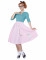 Costume Anni '50 rosa per donna