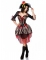 Costume pirata con corsetto rosso sexy donna