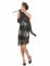 Costume anni 20 da donna nero e argento precio