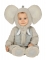 Costume da elefante peluche neonato