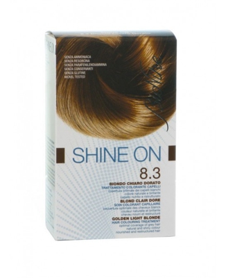 BioNike Shine On Trattamento Colorante Capelli Biondo Chiaro Dorato 8.3