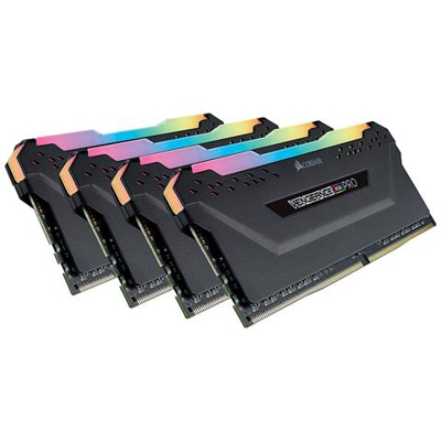 Memoria Dimm Vengeance RGB PRO 32 GB (4x 8 GB) DDR4 3600 MHz CL18 Colore Nero