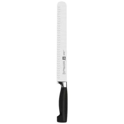 Coltello per Prosciutto e Salmone Lunghezza 26 cm Colore Nero e Argento Linea - Linea Four Star