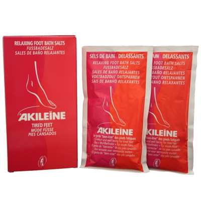 Akileine sales de baño relajante para los pies 2x150g