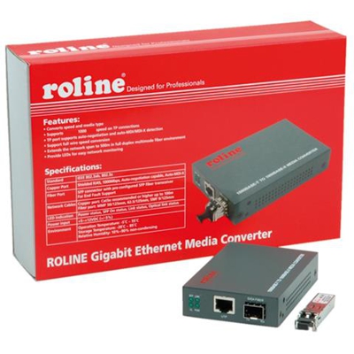 Gigabit Converter, incl. mini GBIC, RJ45 to LC