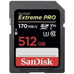 Scheda di Memoria SDXC Extreme Pro 512 GB UHS-I di Classe 10 Velocità 170 MB / s precio