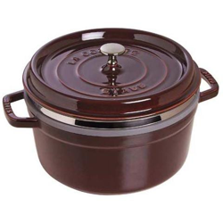 Casseruola tonda ghisa c / cestello 26cm rosso granata precio