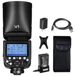 V1-S Kit Flash da Slitta TTL con Testa Tonda e Batteria al Litio per Sony características