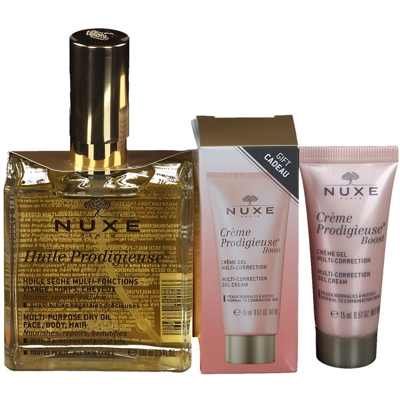 NUXE Prodigieuse® Olio Secco + Crema Gel multi-Correzione