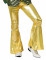 Pantalone disco oro uomo