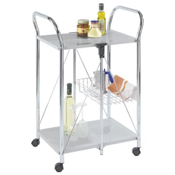 Carrello Cucina 58x44xh90 Cm Argento en oferta