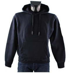 Felpa Uomo Hoodie Sweat Embrodery Blu Xl precio