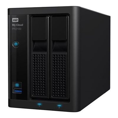 NAS WD My Cloud PR2100 2 Slot Hard Disk (2 Hard Disk da 6 TB installati) 2 x Ethernet Gigabit / 2 x USB 3.0