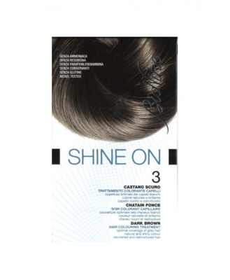 BioNike Shine On Trattamento Colorante Capelli Castano Scuro 3