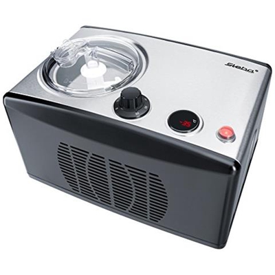 IC 150 Gelatiera compressore 1.5L 150W Nero, Acciaio inossidabile