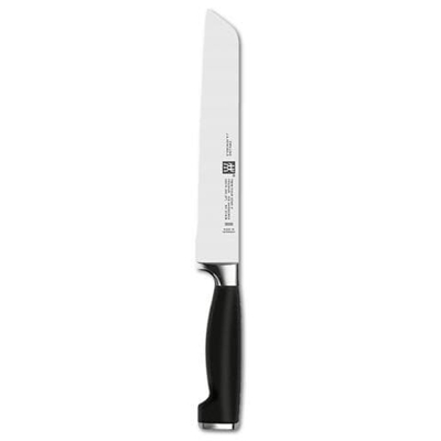 Bread knife, Acciaio inossidabile, Nero / Argento, Acciaio inossidabile