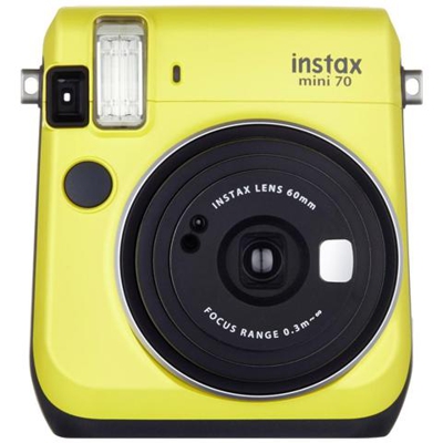 Instax Mini 70 Giallo Fotocamera a Sviluppo Istantaneo