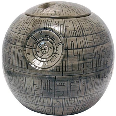 Star Wars - Contenitore Portabiscotti In Ceramica Con Coperchio Death Star