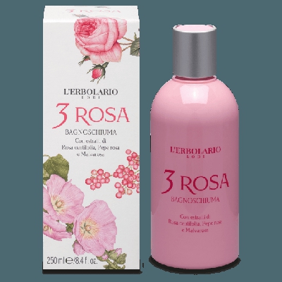 Espuma de baño L&#39;Erbolario 3 Rosa 250 ml