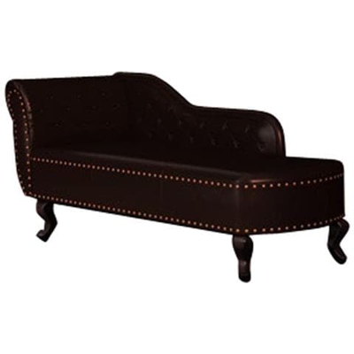 Chaise Longue Chesterfield, Marrone