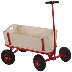 Carriola Carretto Legno Per Bambini Oliveira 61x92x56cm Senza Tetto precio