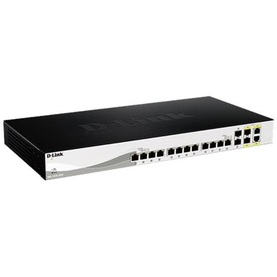 Switch Gigabit DXS-1210-16TC 12 Porte Gigabit Ethernet 2 Porte Combo SFP 2 Slot Modulo SFP+ Gestito L2