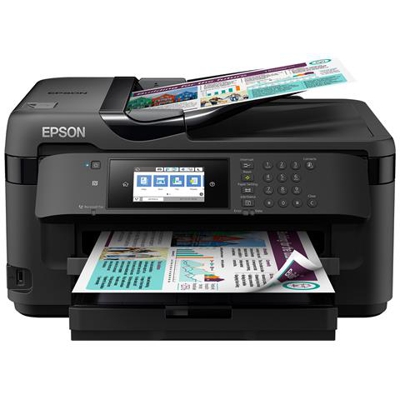 Stampante Multifunzione WorkForce WF-7710DWF Inkjet a Colori A3 Stampa Copia Scansione Fax Wi-Fi Ethernet USB