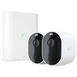 Pro3 VMS4240P, sistema di videosorveglianza Wifi (bianco) con 2 telecamere 2K HDR, audio 2 vie, visione notturna a colori, faro e sirena integrati, visione 160°, interno / esterno precio