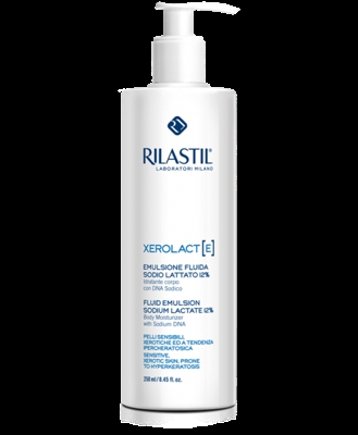 Rilastil Xerolact(E) Emulsione Fluida Sodio Lattato 12% 250ml