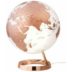 Mappamondo Luminoso L&c Bright Copper Metal, Rame Diametro: 30cm en oferta