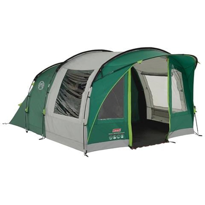 Rocky Mountain 5 Plus Tenda a Tunnel per 4 Persone Colore Verde / Grigio