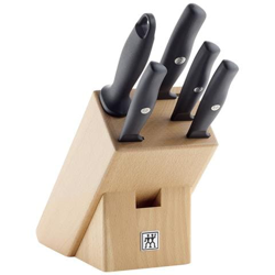 Ceppo Di Coltelli In Legno Naturale 5 Pezzi Serie Life Di Zwilling en oferta