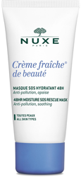 NUXE CREME FRAICHE DE BEAUTE MASQUE SOS HYDRATANTE ET APEISANT 48 H 50 ML características