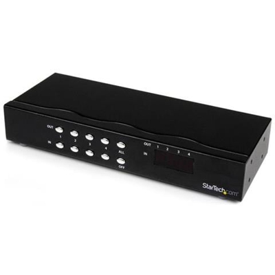 Sdoppiatore switch video matrice VGA 4x4 con audio