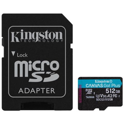 Scheda MicroSD XC Canvas Go! Plus 512 GB UHS-I di Classe 10 Velocità 170 MB / s in lettura + Adattatore SD en oferta