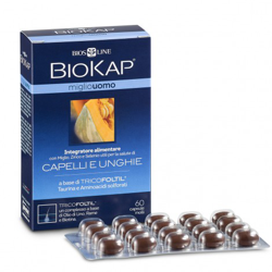 Suplemento BIOKAP Milla hombre Tricofoltil Alimentación 60 Cápsulas características